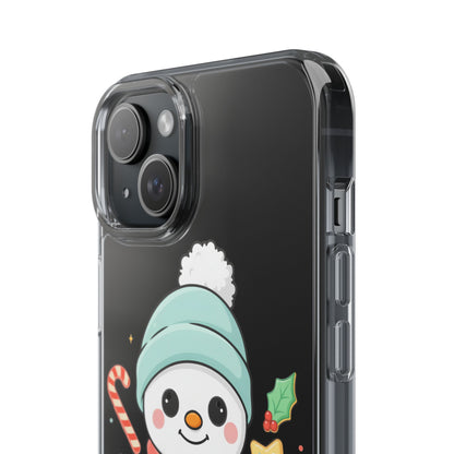 Christmas Snowman Phone Case, Cute Cookie Baker
