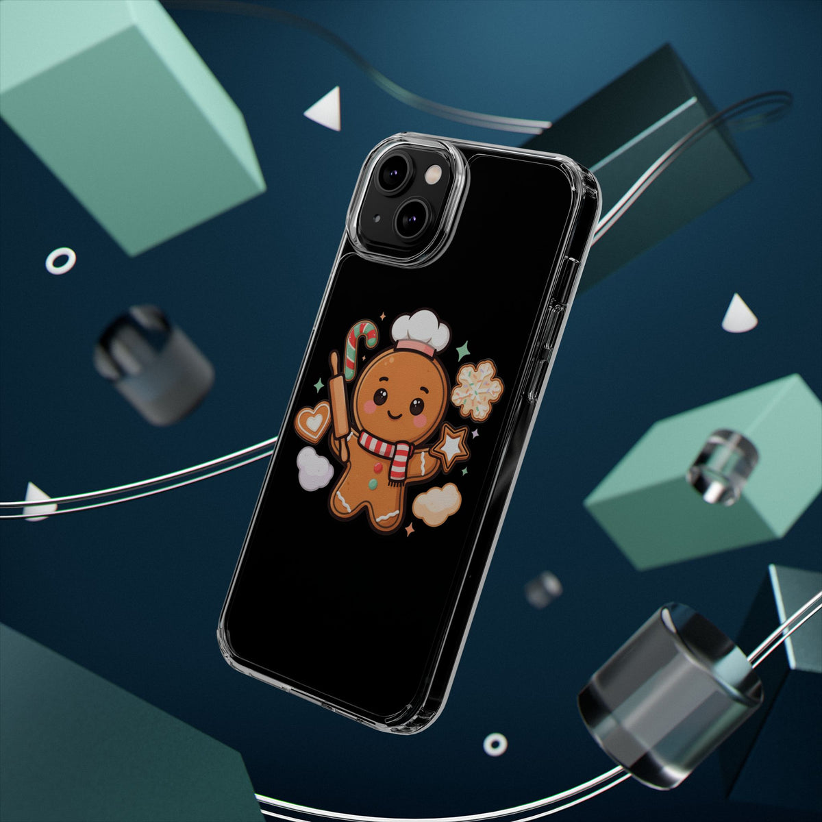 Gingerbread Christmas Phone Case for Holiday Baking Fans