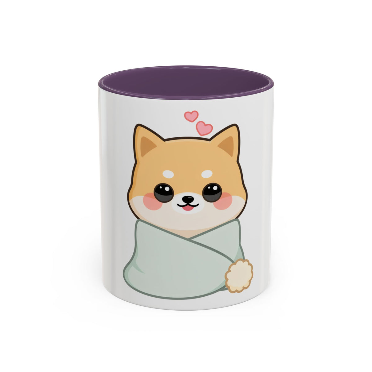 Kawaii Shiba Inu Accent Coffee Mug for Cozy Moments