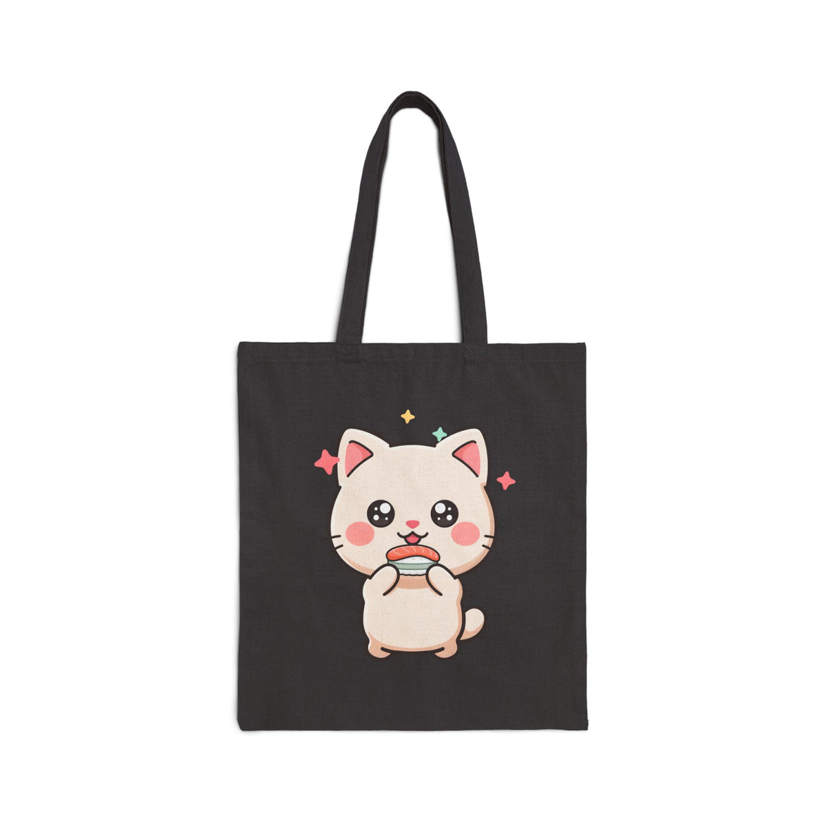 Kawaii Sushi Cat Tote Bag for Cute Everyday Carry