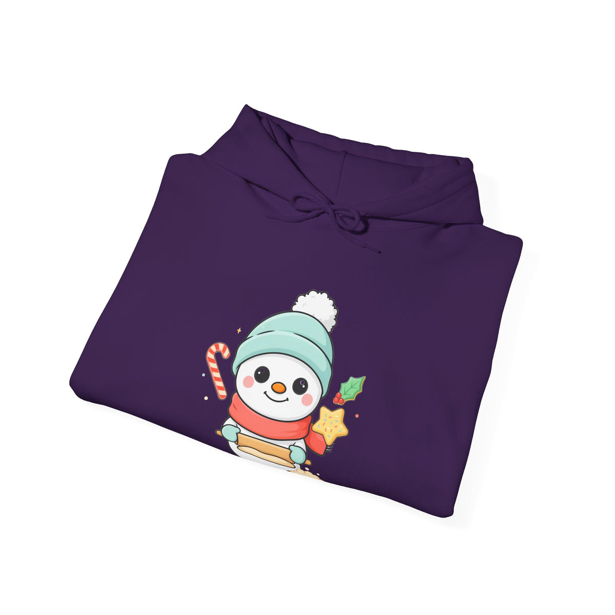 Christmas Snowman Hoodie for Cozy Cookie-Baking Cheer