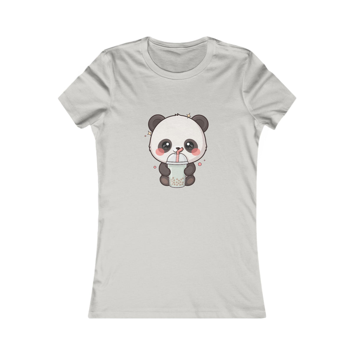 Kawaii Panda Bubble Tea Women's Favorite Tee