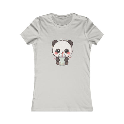 Kawaii Panda Bubble Tea Women's Favorite Tee