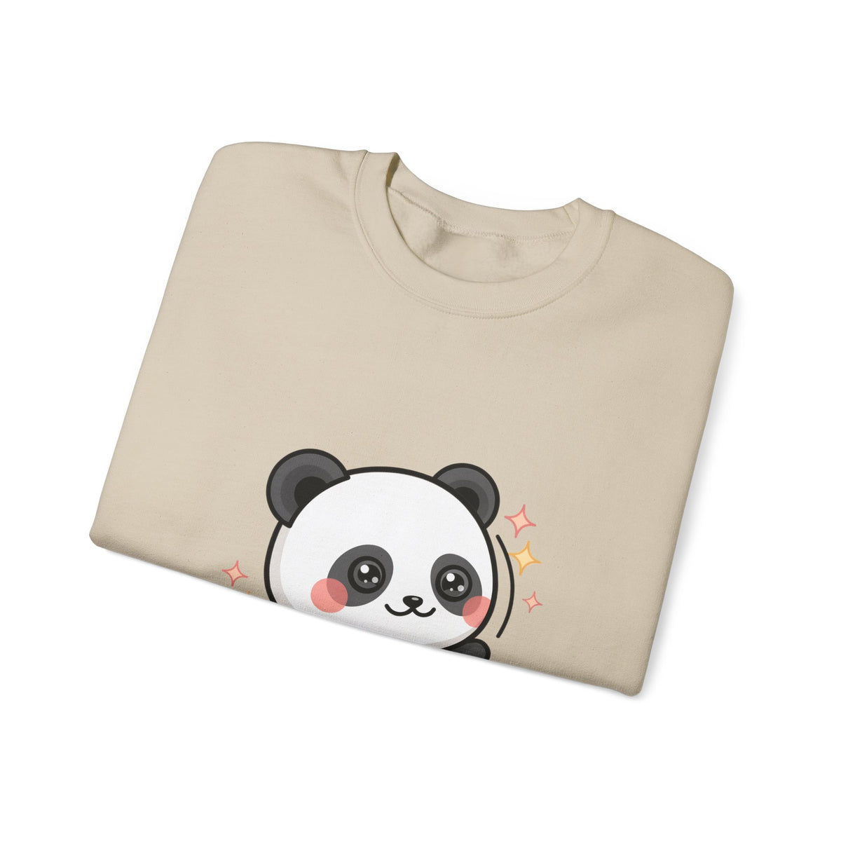 Kawaii Panda Skateboard Sweatshirt, Cute Chibi Panda