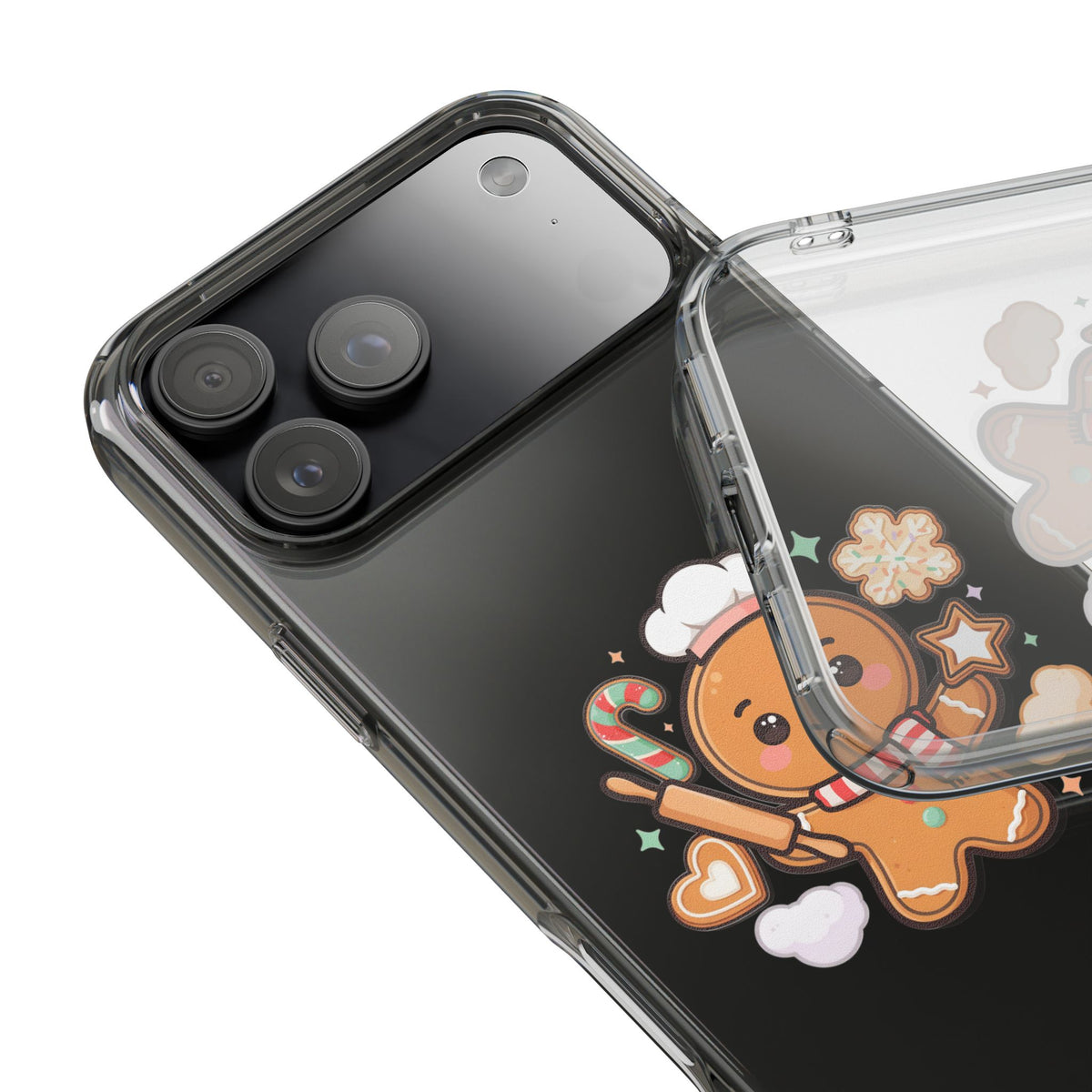 Gingerbread Christmas Phone Case for Holiday Baking Fans