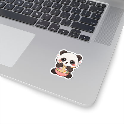 Kawaii Panda Ramen Sticker for Cozy Desk Decor