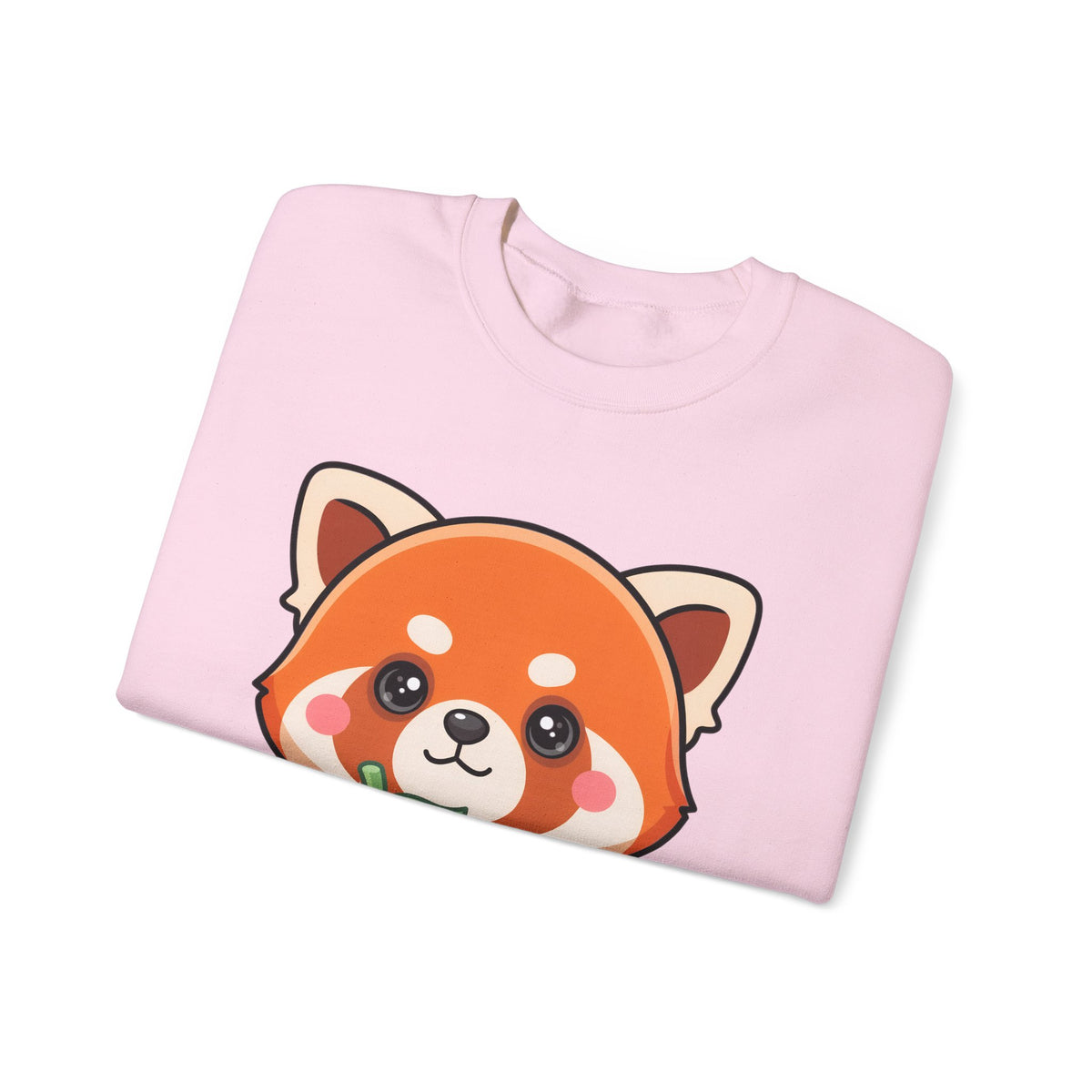 Kawaii Red Panda Sweatshirt, Cute Strawberry Hug Crewneck