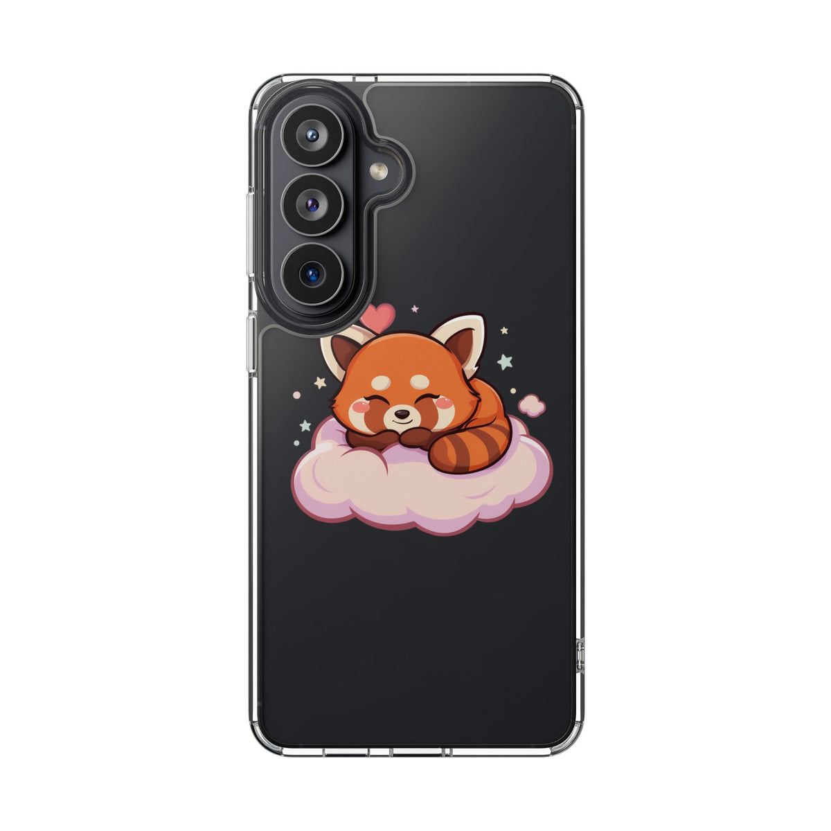 Cute Red Panda Phone Case, Dreamy Kawaii Cloud Art
