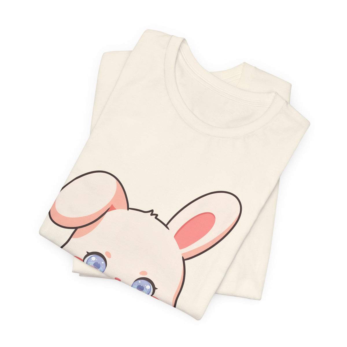 Kawaii Bunny Coffee T-Shirt: Cute Latte Lover Tee