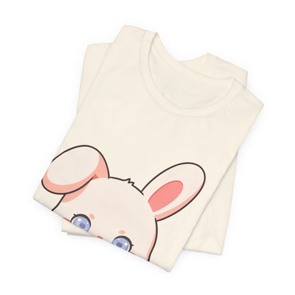 Kawaii Bunny Coffee T-Shirt: Cute Latte Lover Tee