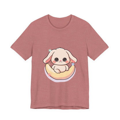 Kawaii Bunny Moon T-Shirt for Cute Style Lovers