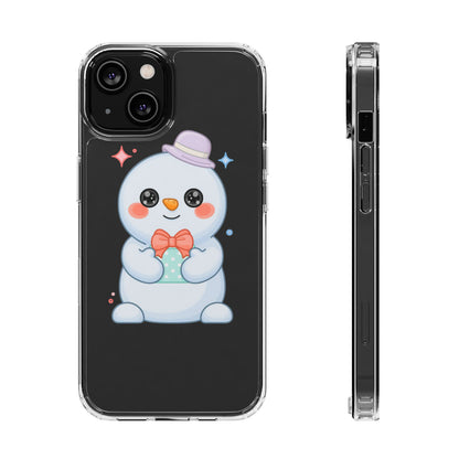 Kawaii Snowman Phone Case for Cheerful Winter Days