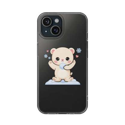 Kawaii Polar Bear Phone Case for Cute Animal Fans