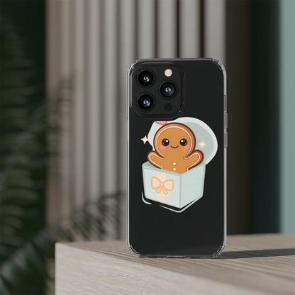 Gingerbread Man Phone Case – Kawaii Holiday Gift