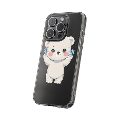 Kawaii Polar Bear Phone Case for a Cozy Winter Gift