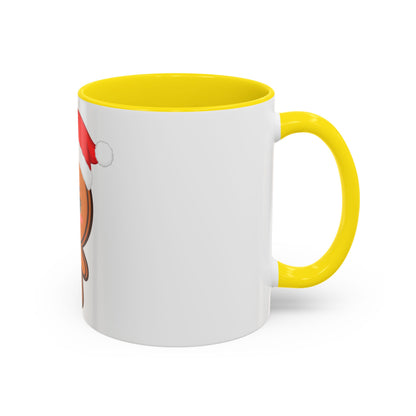 Gingerbread Man Christmas Mug, 11oz or 15oz Accent Coffee Mug