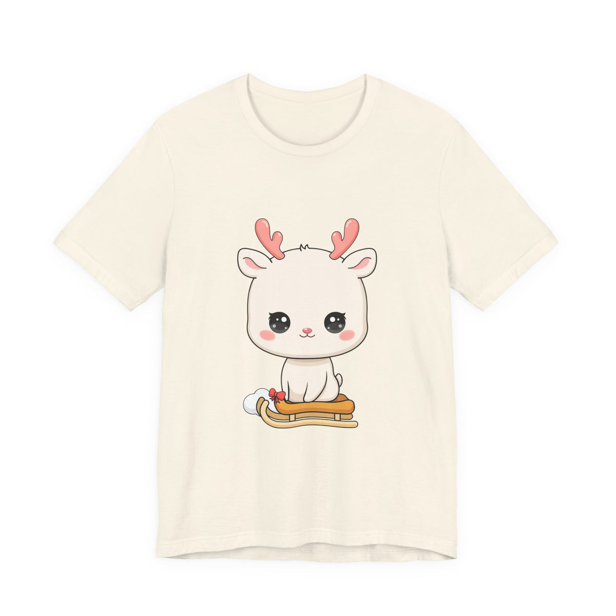 Kawaii Reindeer T-Shirt for Cozy Winter Days