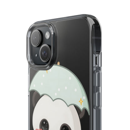 Kawaii Panda Clear Impact-Resistant Phone Case