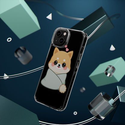 Kawaii Shiba Inu Phone Case, Cozy Valentine Gift
