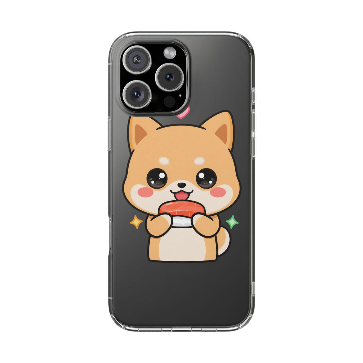Kawaii Shiba Inu Phone Case for Sushi Lovers
