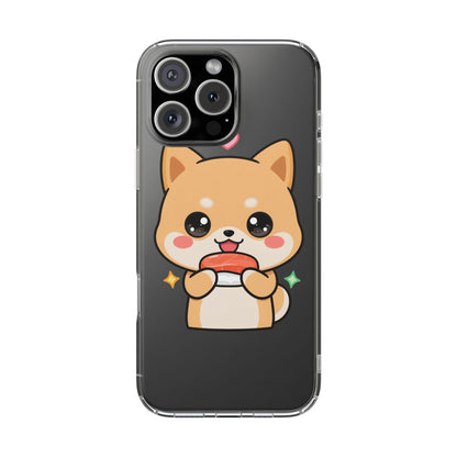 Kawaii Shiba Inu Phone Case for Sushi Lovers
