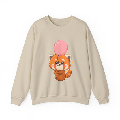 Kawaii Red Panda Sweatshirt, Cute Balloon Animal Gift