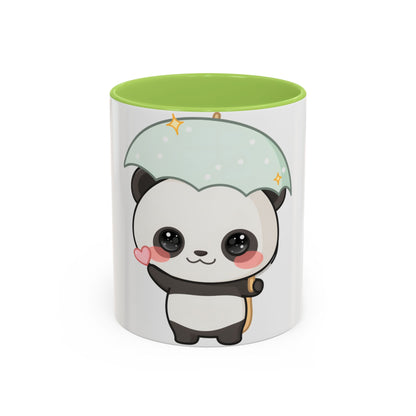 Cute Panda Accent Coffee Mug for Rainy Day Sips