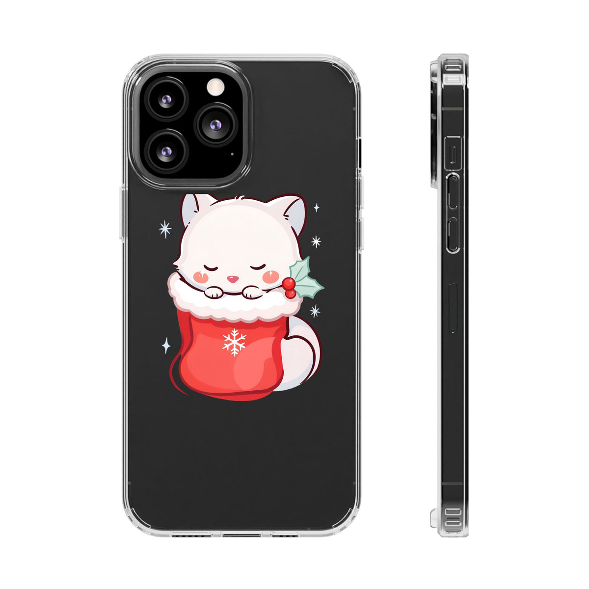 Christmas Fox Phone Case, Cute Holiday Stocking Gift
