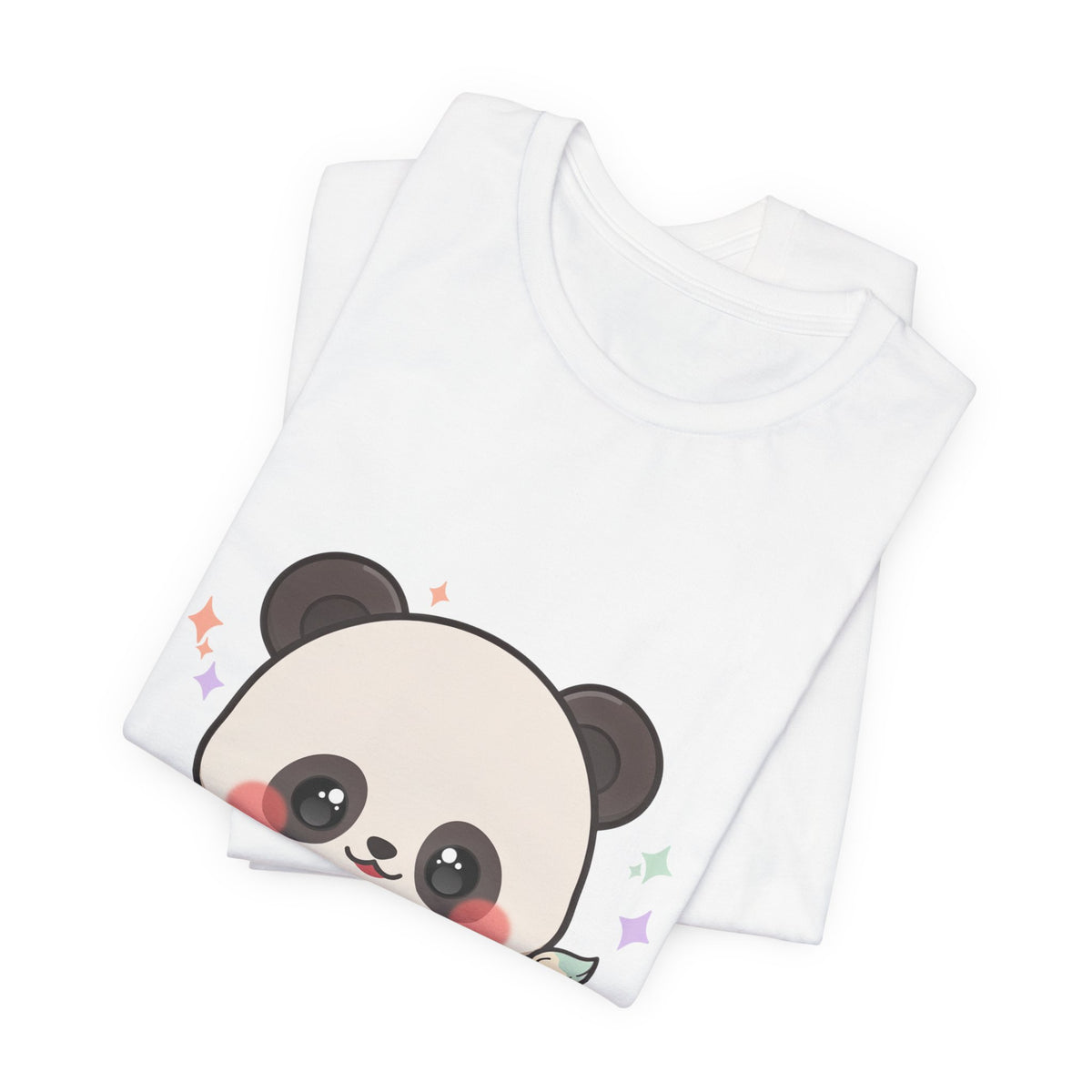Kawaii Panda Artist T-Shirt for Creative Panda Fans