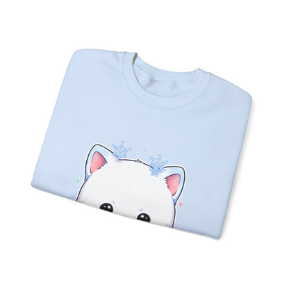 Kawaii Arctic Fox Sweatshirt for Cute Winter Animal Lovers