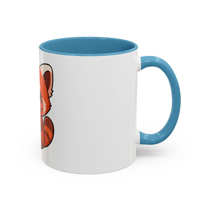 Red Panda Coffee Mug, Cute Latte Lover Accent Mug