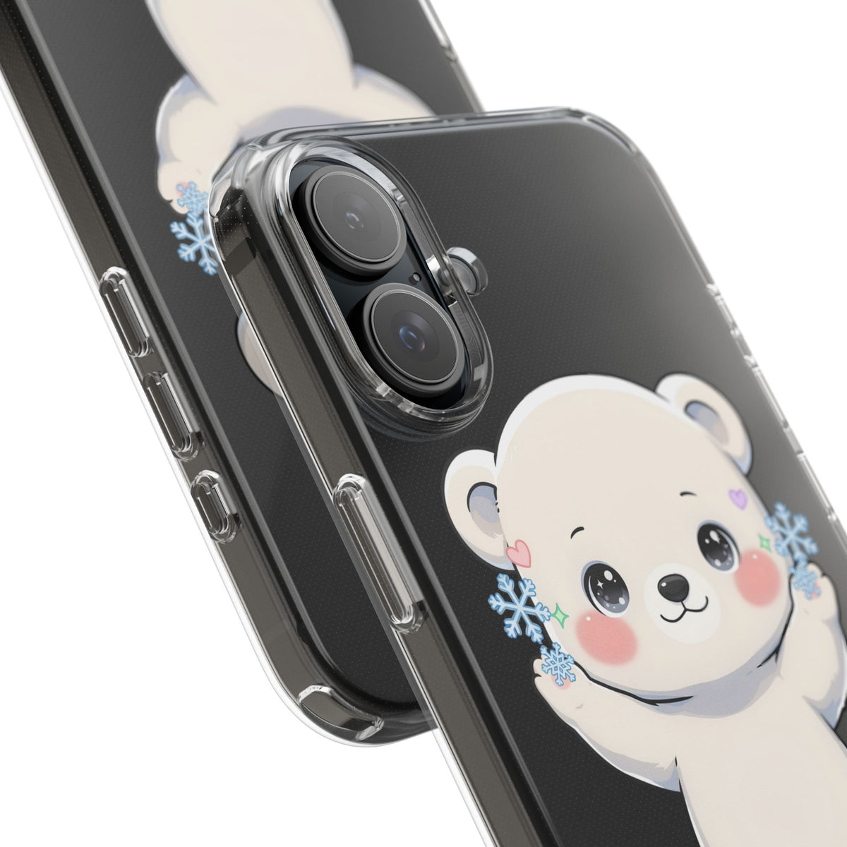 Kawaii Polar Bear Phone Case for a Cozy Winter Gift