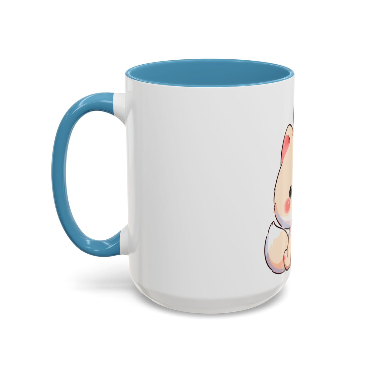 Kawaii Arctic Fox Christmas Mug – Cute Holiday Accent Mug