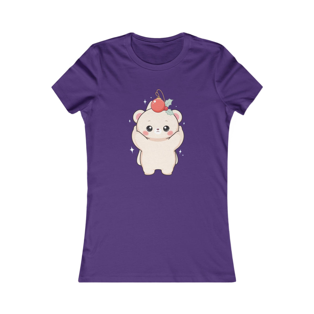 Kawaii Christmas Polar Bear Women's Tee