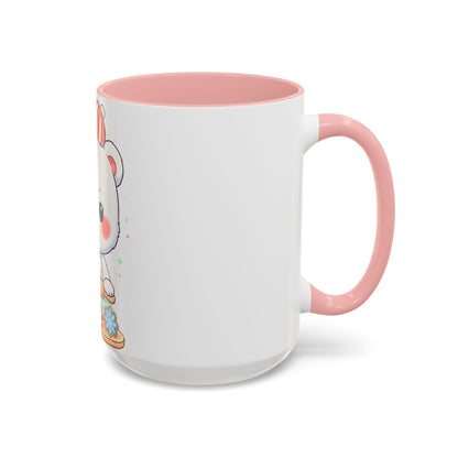 Christmas Cookie Polar Bear Accent Coffee Mug