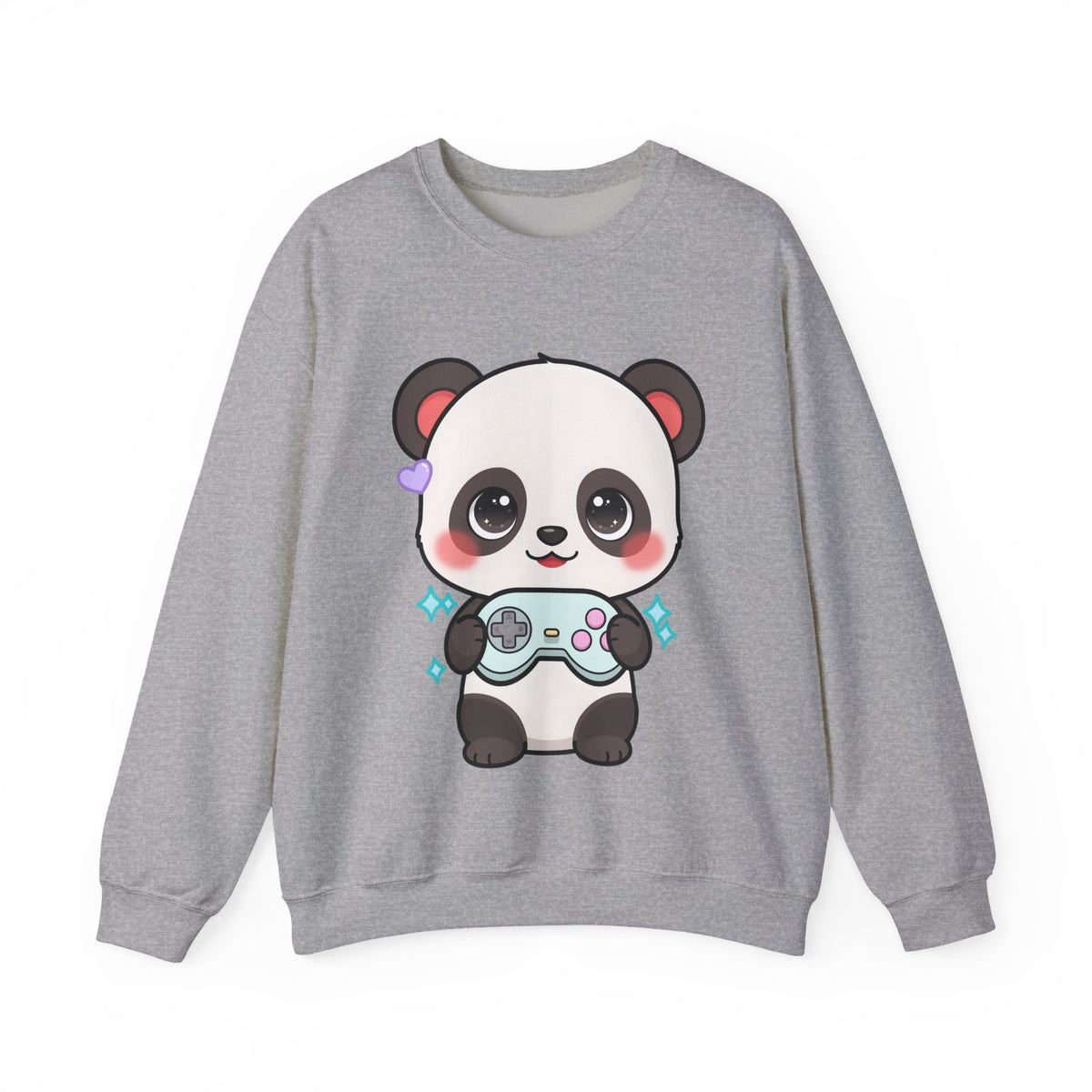 Cute Gamer Panda Sweatshirt for Cozy Gaming Nights