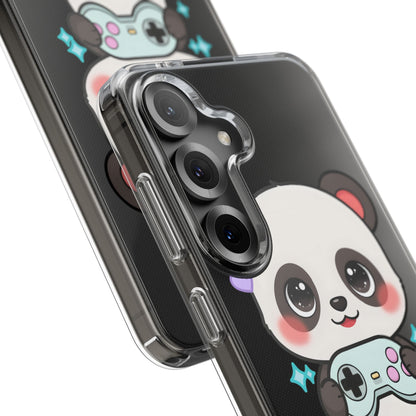Gamer Panda Clear Impact-Resistant Phone Case