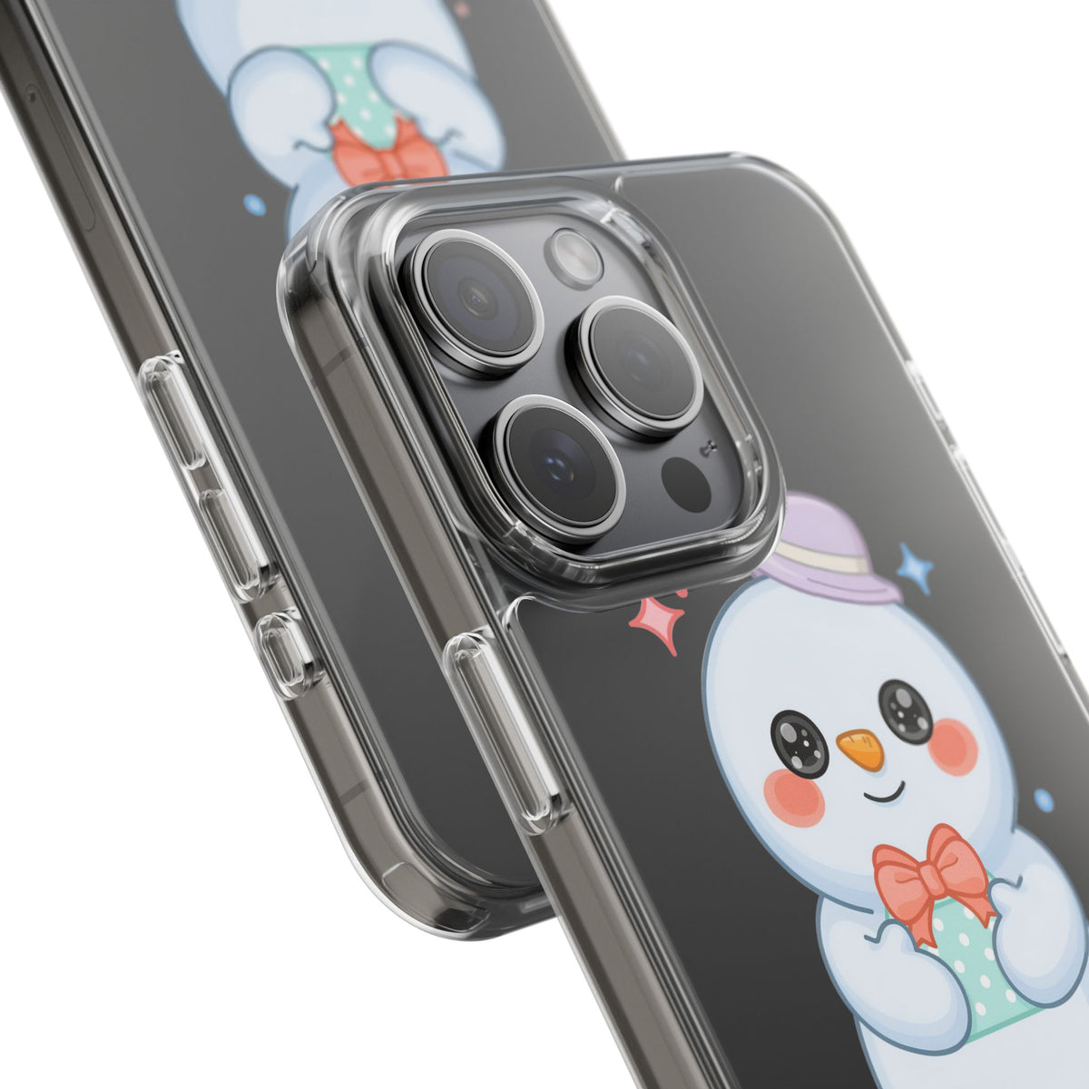 Kawaii Snowman Phone Case for Cheerful Winter Days