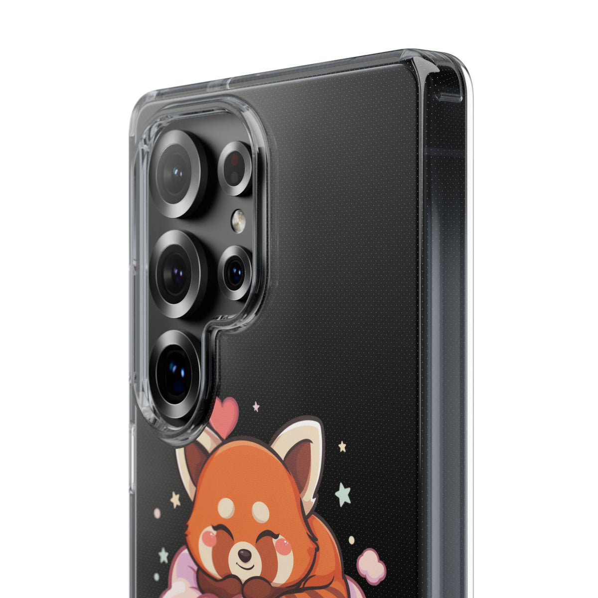 Cute Red Panda Phone Case, Dreamy Kawaii Cloud Art