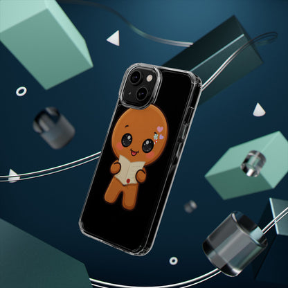 Gingerbread Man Phone Case, Cute Christmas Letter Reader