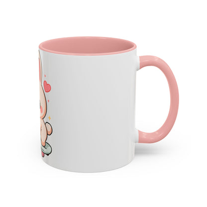 Kawaii Bunny Skateboard Mug – Cute Accent Coffee Mug