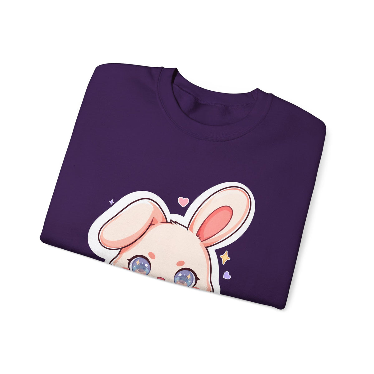 Kawaii Bunny Bubble Tea Sweatshirt, Cute Chibi Crewneck