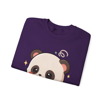Cute Reading Panda Sweatshirt for Book Lovers