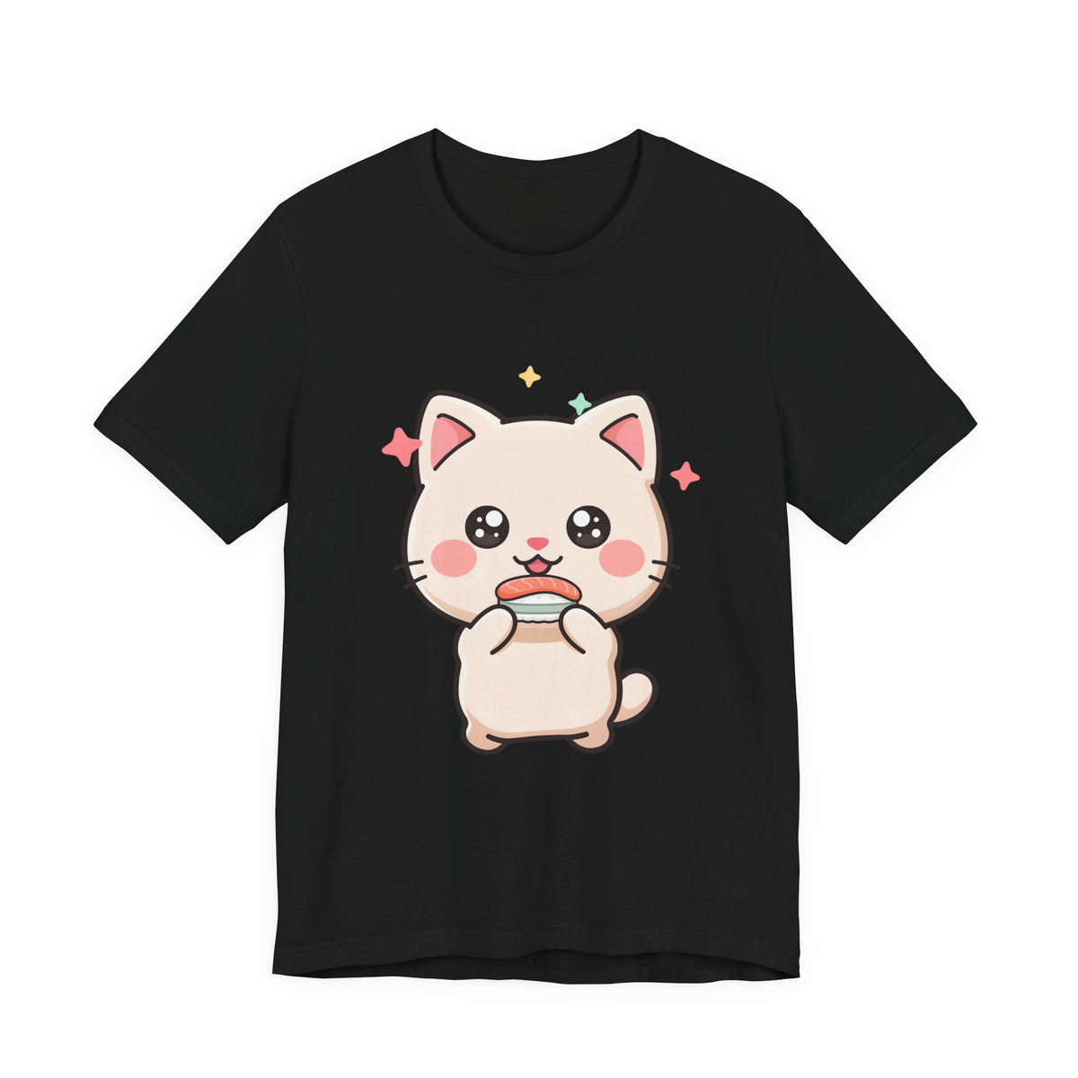 Kawaii Sushi Cat T-Shirt for Cat and Sushi Lovers