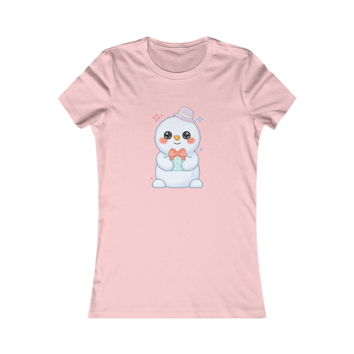 Cute Snowman T-Shirt for Kawaii Holiday Cheer