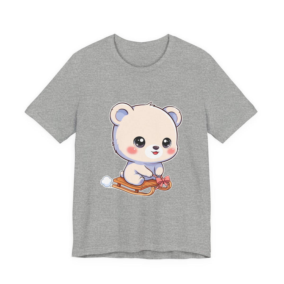 Kawaii Polar Bear T-Shirt for Cozy Winter Days