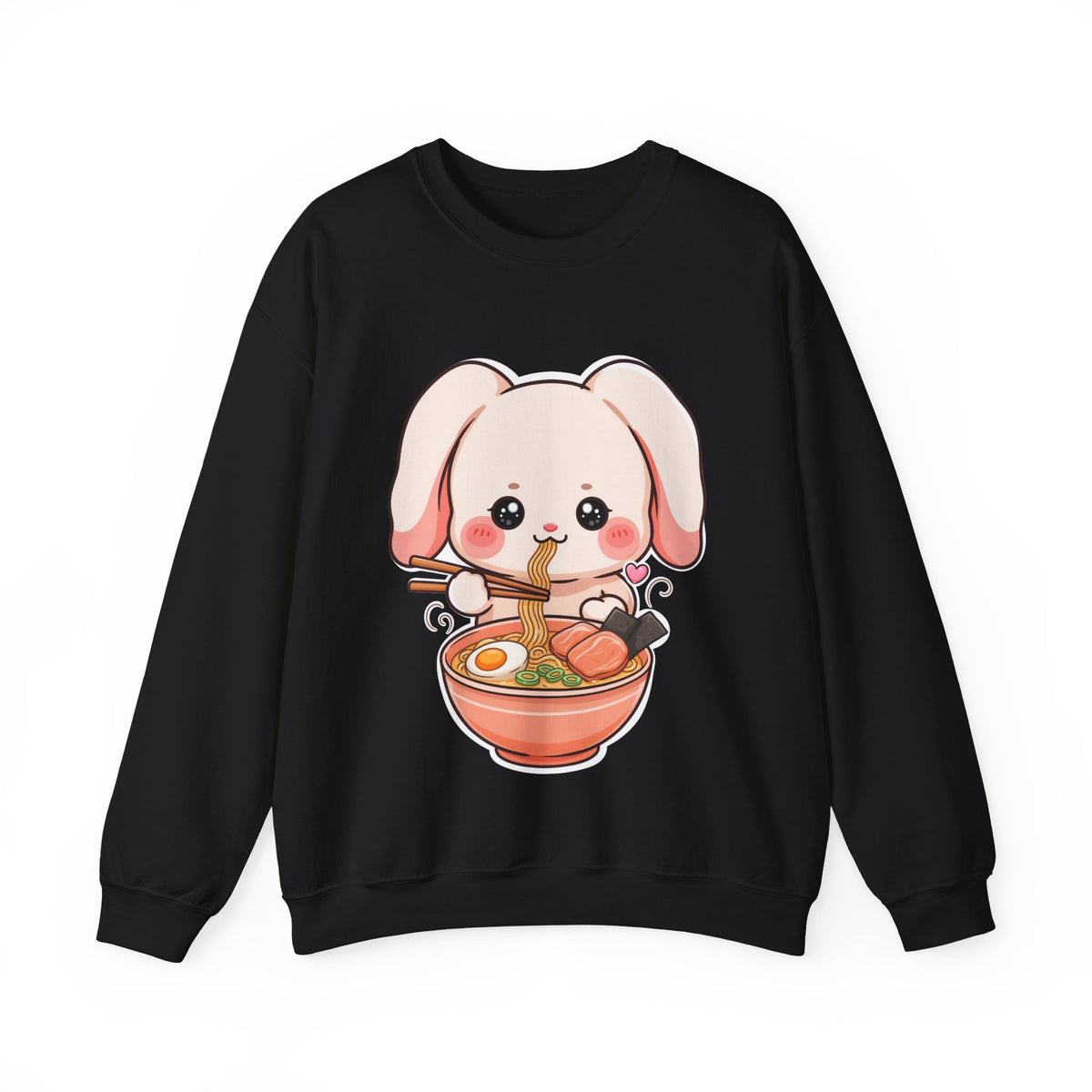 Kawaii Ramen Bunny Sweatshirt for Cute Foodie Fans