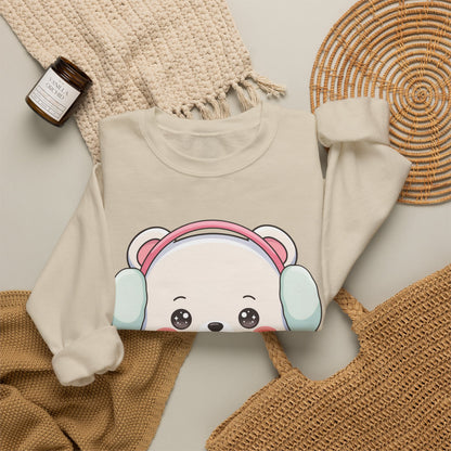 Kawaii Polar Bear Sweatshirt for Cozy Winter Days