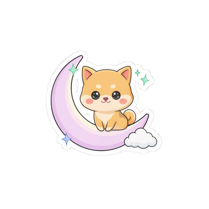 Kawaii Shiba Inu Sticker for a Sweet Birthday Gift