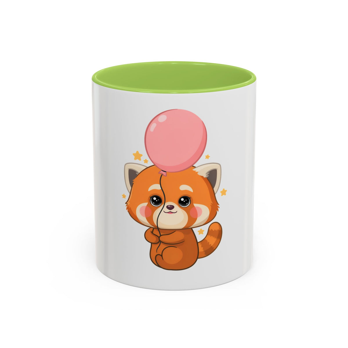 Kawaii Red Panda Accent Coffee Mug for Cute Animal Fans